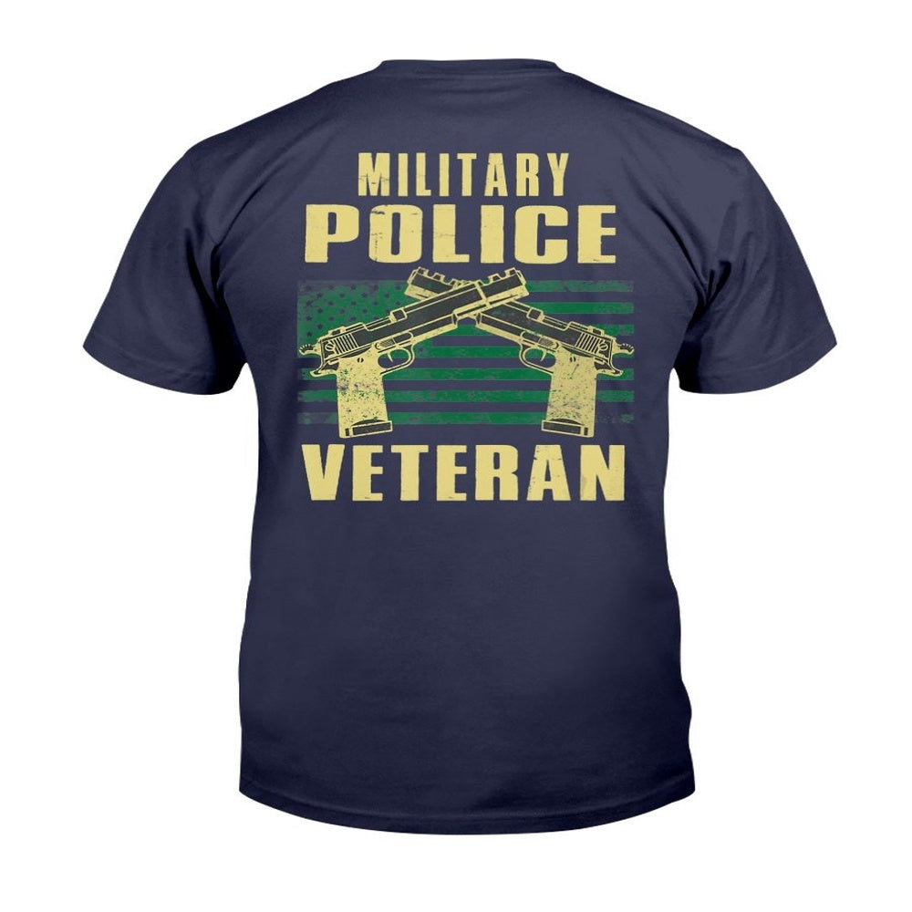 Veteran Tee Shirts, Military Police Veteran America Patriot Cop Military Veteran T-Shirt, Veterans Day Shirts