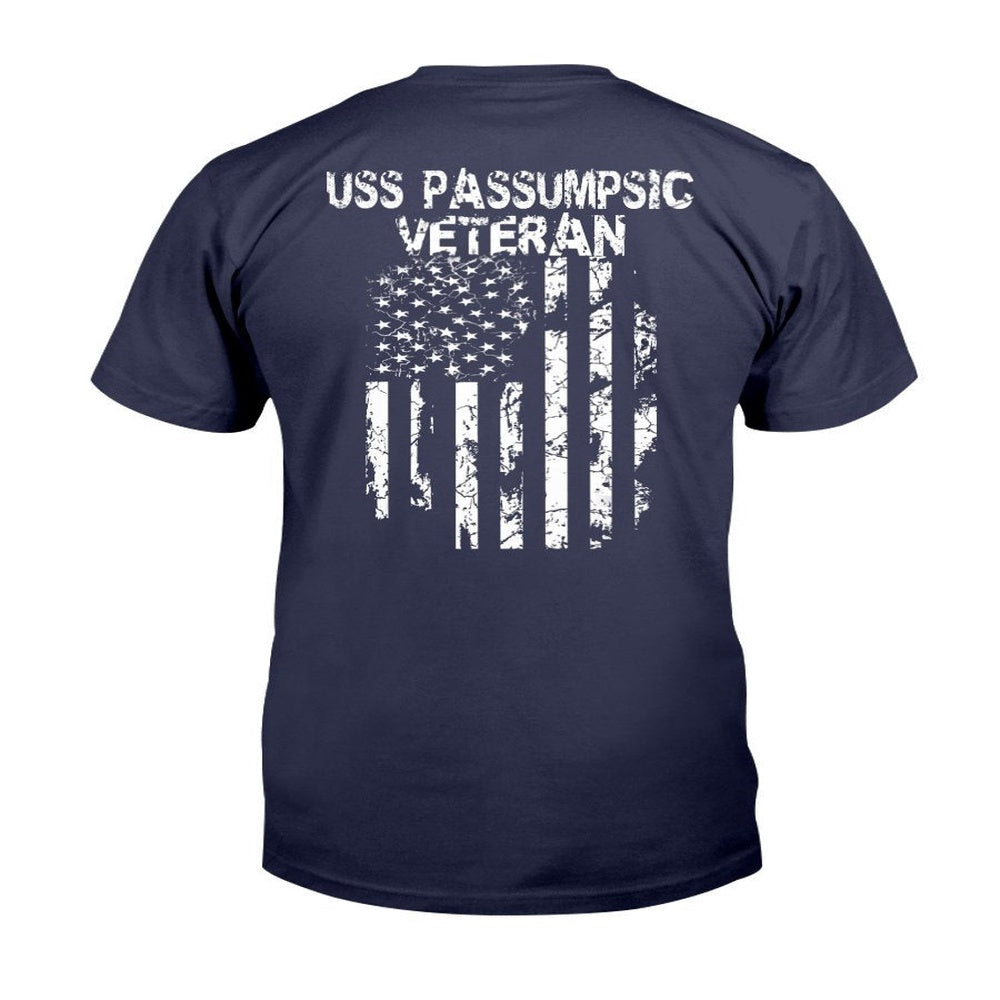 Veteran Tee Shirts, USS Passumpsic Veteran T-Shirt, Veterans Day Shirts