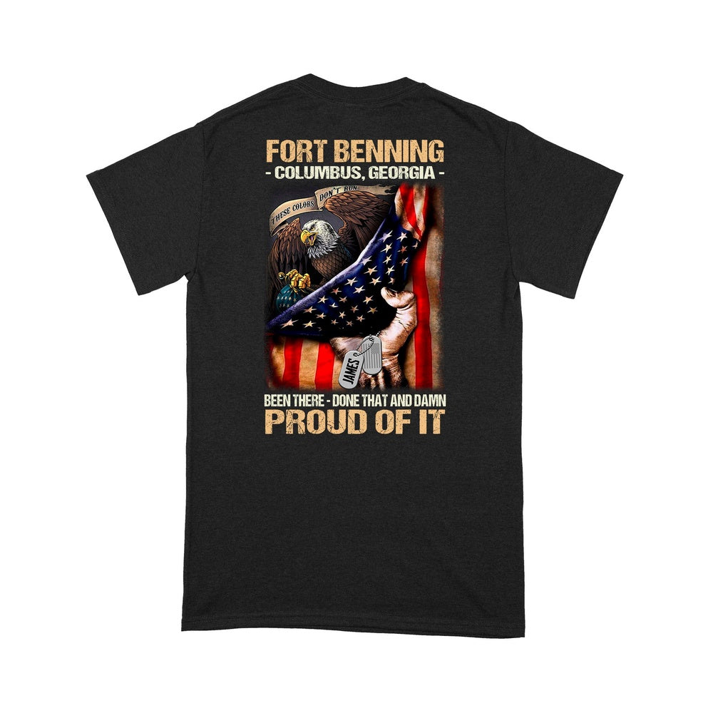 Veteran Tee Shirts, Veteran Custom Shirt Fort Jackson Been There Done That And Damn Proud Of It Personalized Gift T-Shirt, Veterans Day Shirts
