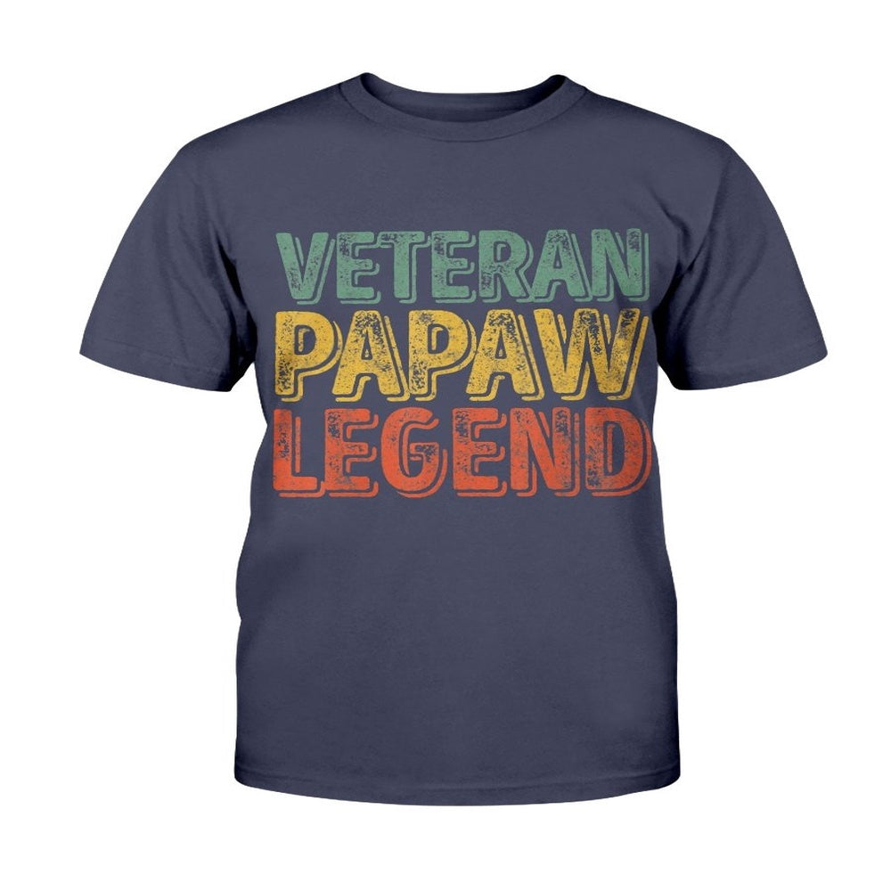 Veteran Tee Shirts, Veteran Papaw Legend T-Shirt, Veterans Day Shirts
