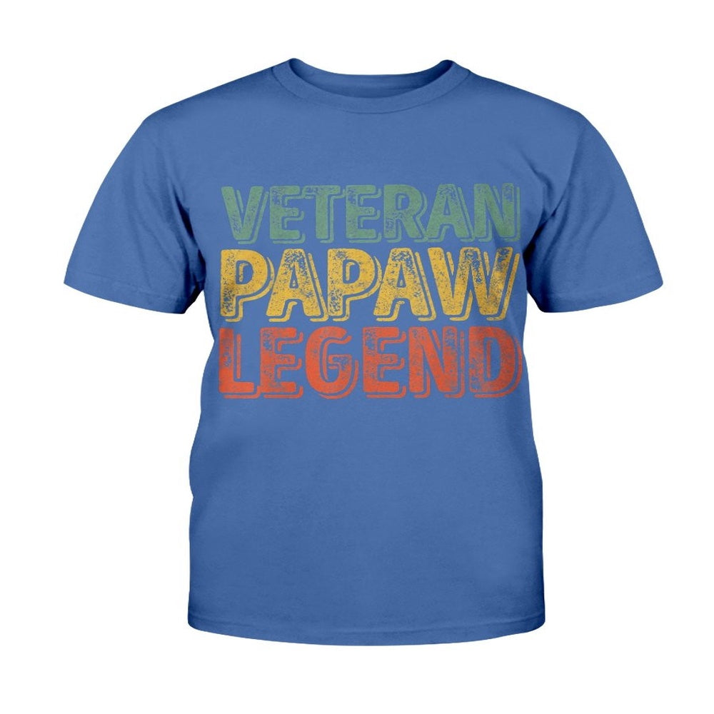 Veteran Tee Shirts, Veteran Papaw Legend T-Shirt, Veterans Day Shirts
