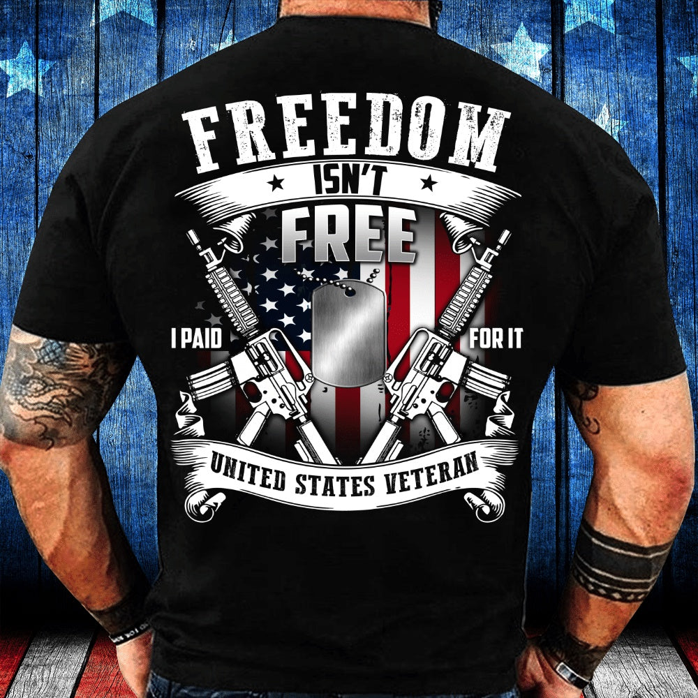 Veteran Tee Shirts, Veteran Shirt Freedom Isn't Free I Pair For It United States Veteran T-Shirt, Veterans Day Shirts