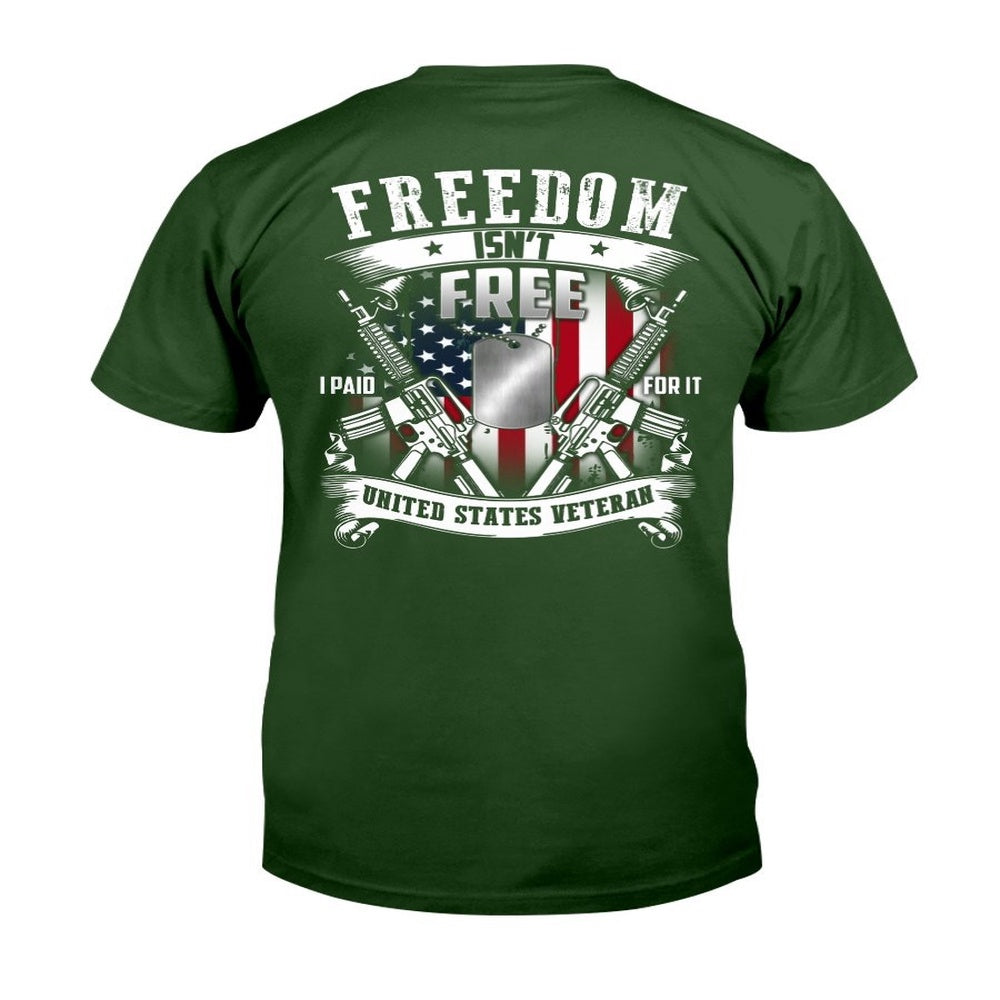 Veteran Tee Shirts, Veteran Shirt Freedom Isn't Free I Pair For It United States Veteran T-Shirt, Veterans Day Shirts