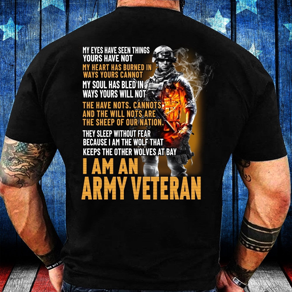 Veteran Tee Shirts, Veteran Shirt I Am An Army Veteran T-Shirt, Veterans Day Shirts