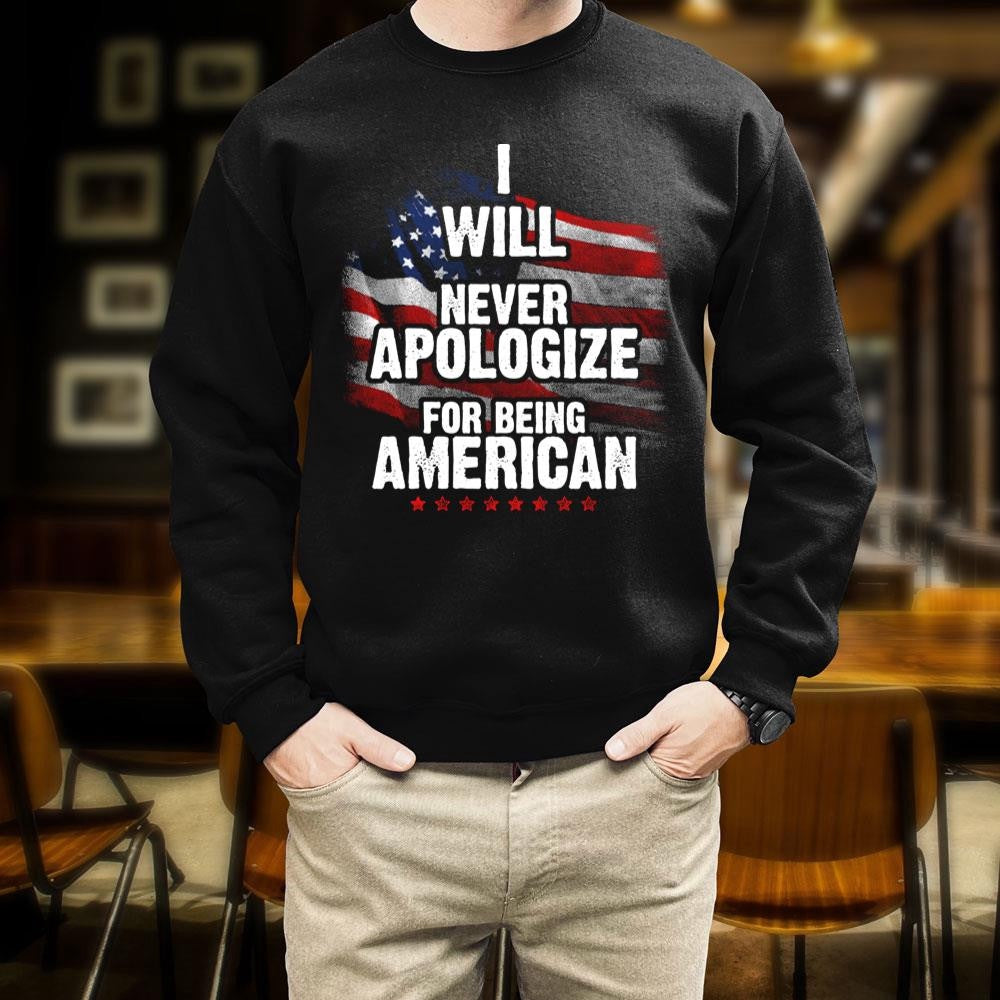 Veteran Tee Shirts, Veteran Shirt I Will Never Apologize For Being American T-Shirt, Veterans Day Shirts