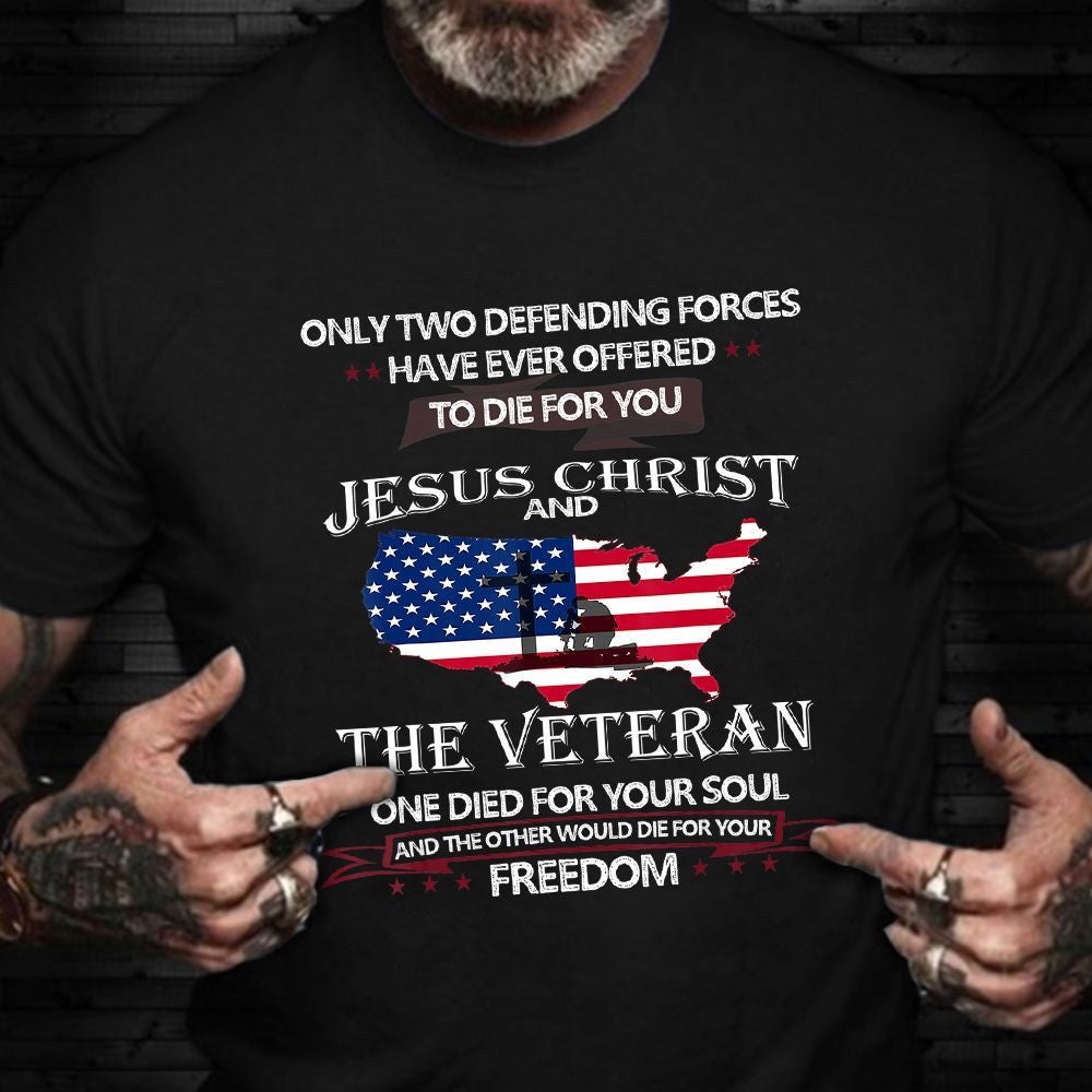 Veteran Tee Shirts, Veteran T-Shirt Faith Christian Patriotic Good Veterans Day 2024 Gifts, Veterans Day Shirts