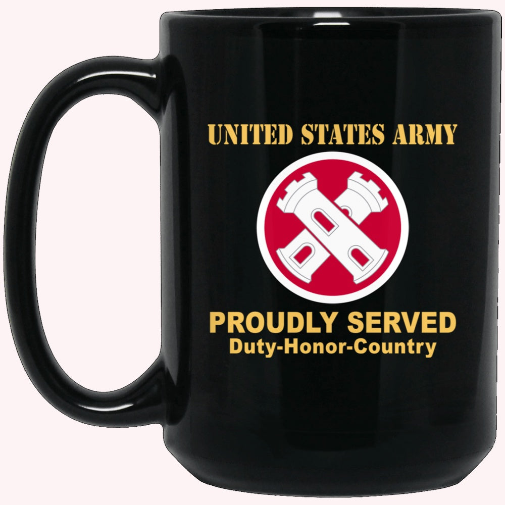 Veterans Mug, 16TH ENGINEER BRIGADE Black Mug
