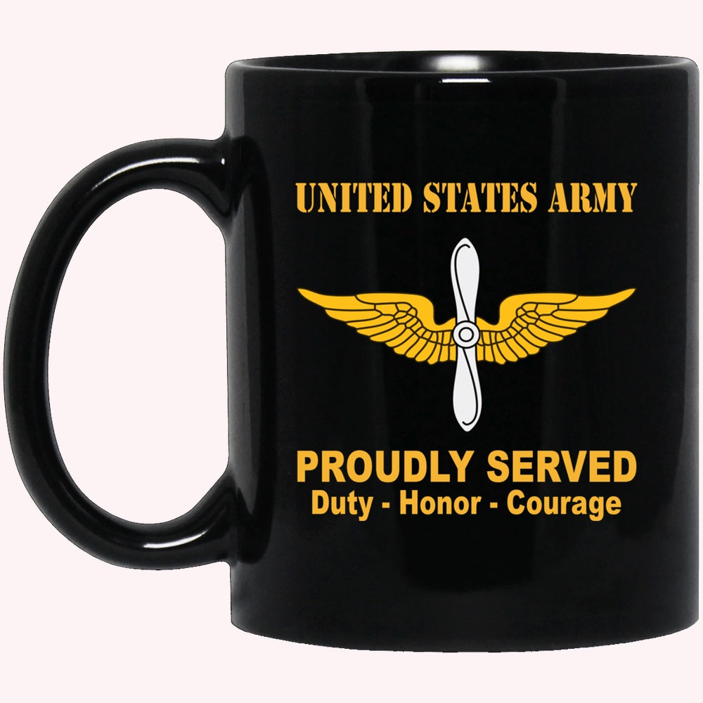 Veterans Mug, U.S Army Aviation Black Mug