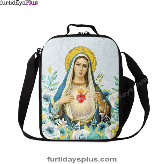 Virgin Mary Picture, Mary Mother Of God Lunchbag Lunch Bag, Christian Lunchbag Lunch Bag