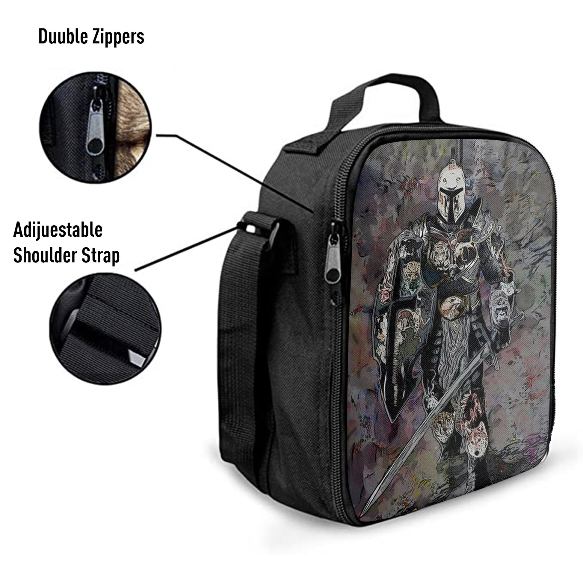 Warrior Armor Of God Lunchbag Lunch Bag, Christian Lunchbag, Religious Art