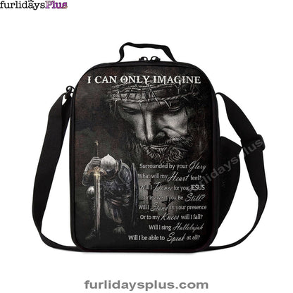 Warrior Of God I Can Only Imagine Lunch Bag, Christian Art, Bible Verse Lunch Bag