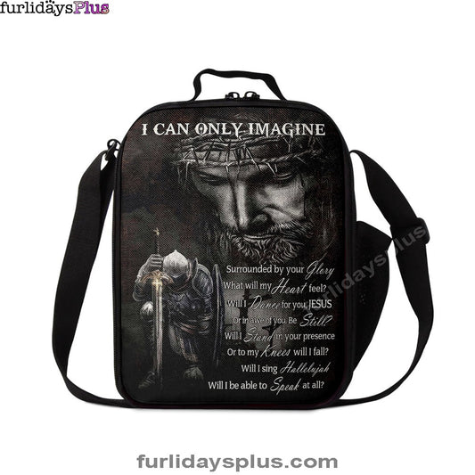 Warrior Of God I Can Only Imagine Lunch Bag, Christian Art, Bible Verse Lunch Bag