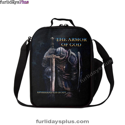 Warrior The Armor Of God Lunchbag Lunch Bag, Jesus Lunchbag, Christian Lunch Bag