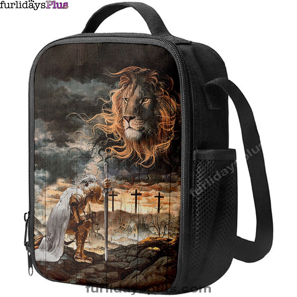 Warrior Women And Lion Of Judah Lunchbag Lunch Bag, Christian Lunchbag, Bible Verse Lunch Bag