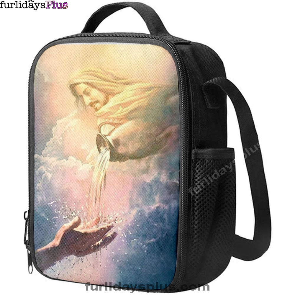 Water Of Life Jesus Lunchbag, Jesus Christ Lunch Bag, Christian Lunchbag