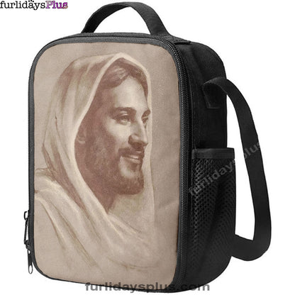 White Jesus Picture 5, Jesus Portrait, Jesus Lunchbag Lunch Bag, Christian Lunch Bag, Jesus Lunchbag