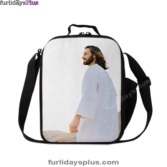 White Jesus Picture, Jesus Lunchbag Lunch Bag 1, Christian Lunch Bag, Jesus Lunchbag