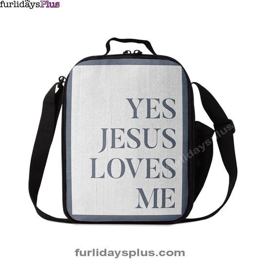 Yes Jesus Loves Me Lunchbag Lunch Bag, Christian Lunchbag Lunch Bag
