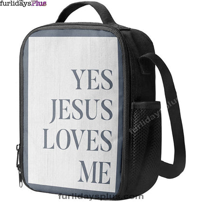 Yes Jesus Loves Me Lunchbag Lunch Bag, Christian Lunchbag Lunch Bag