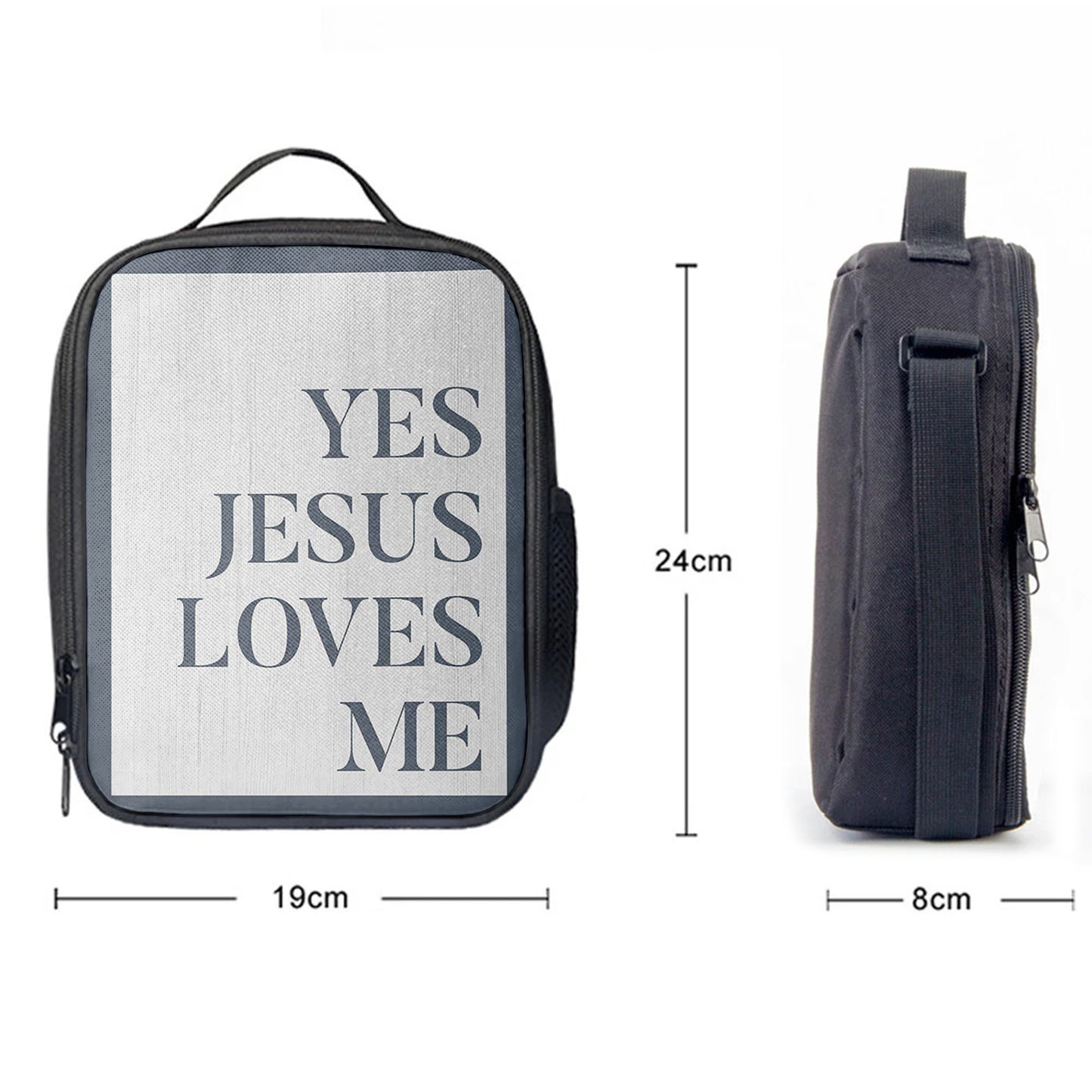Yes Jesus Loves Me Lunchbag Lunch Bag, Christian Lunchbag Lunch Bag