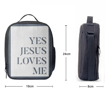 Yes Jesus Loves Me Lunchbag Lunch Bag, Christian Lunchbag Lunch Bag