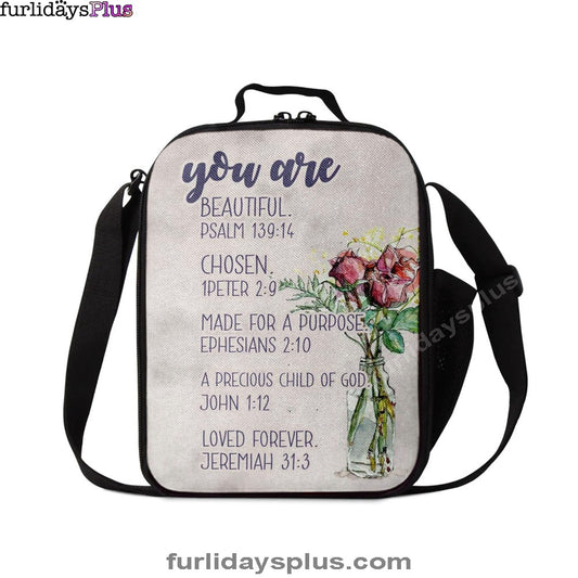 You Are Who God Says You Are Bible Verse Lunchbag Art, Bible Verse Lunchbag, Scripture Lunch Bag