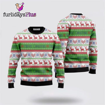 lue Red Tacky Reindeer Xmas Pattern Sweater ,Christmas Ugly Sweater For Men, Women