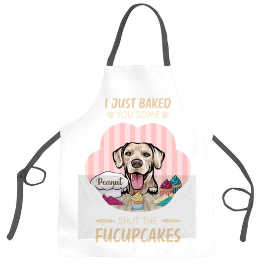 Personalized Apron for Pet Lovers - Pets with the Fucupcakes - Choose Pets/Dogs/Cats - Furlidays 