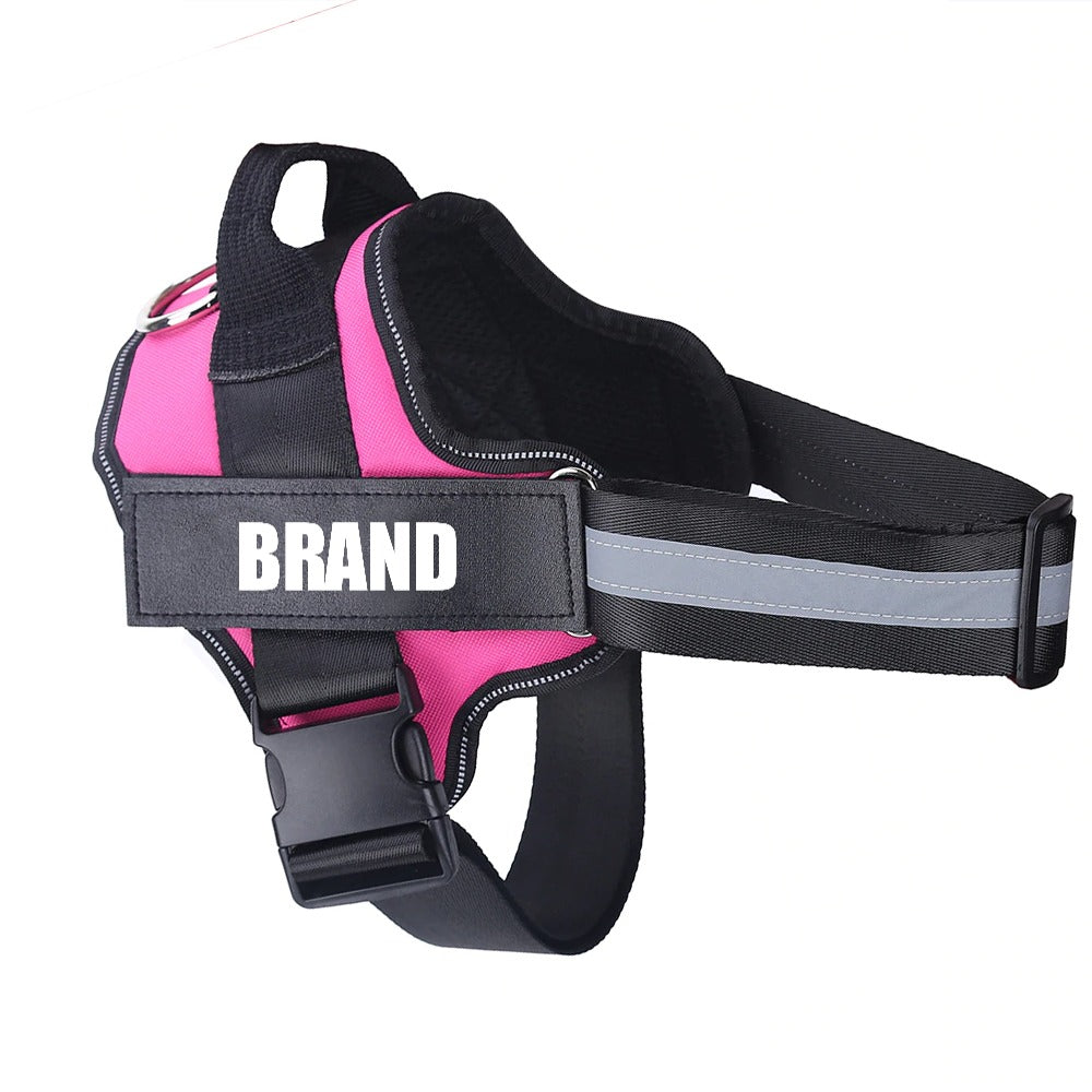 Personalized Dog Harness NO PULL Reflective Breathable Adjustable Pet Harness