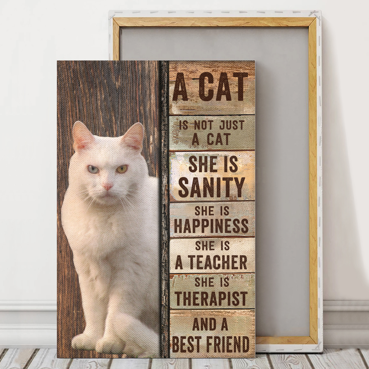 Personalized Canvas/Poster for Pet Lovers - Best Gift with your own photos - A cat is not just a cat